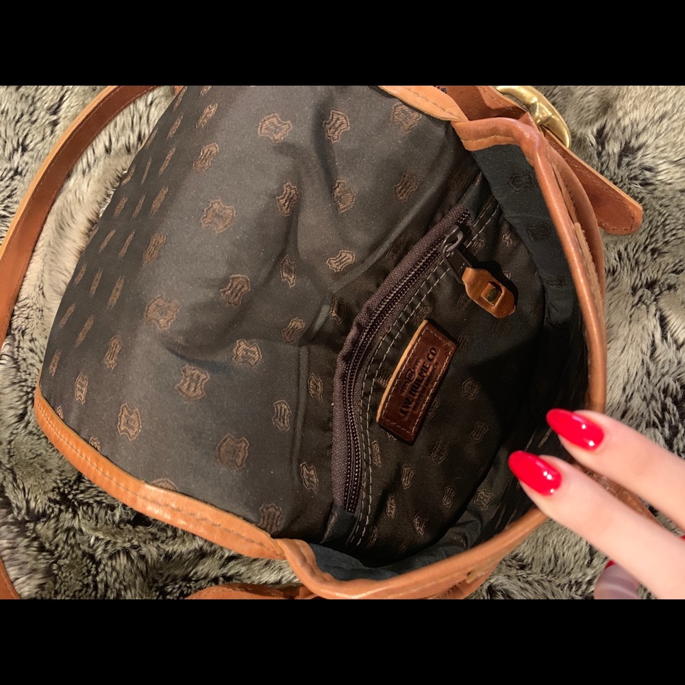 SOLD J.W. Hulme Small Belmont Tan Crossbody Bag - Picture 4 of 8